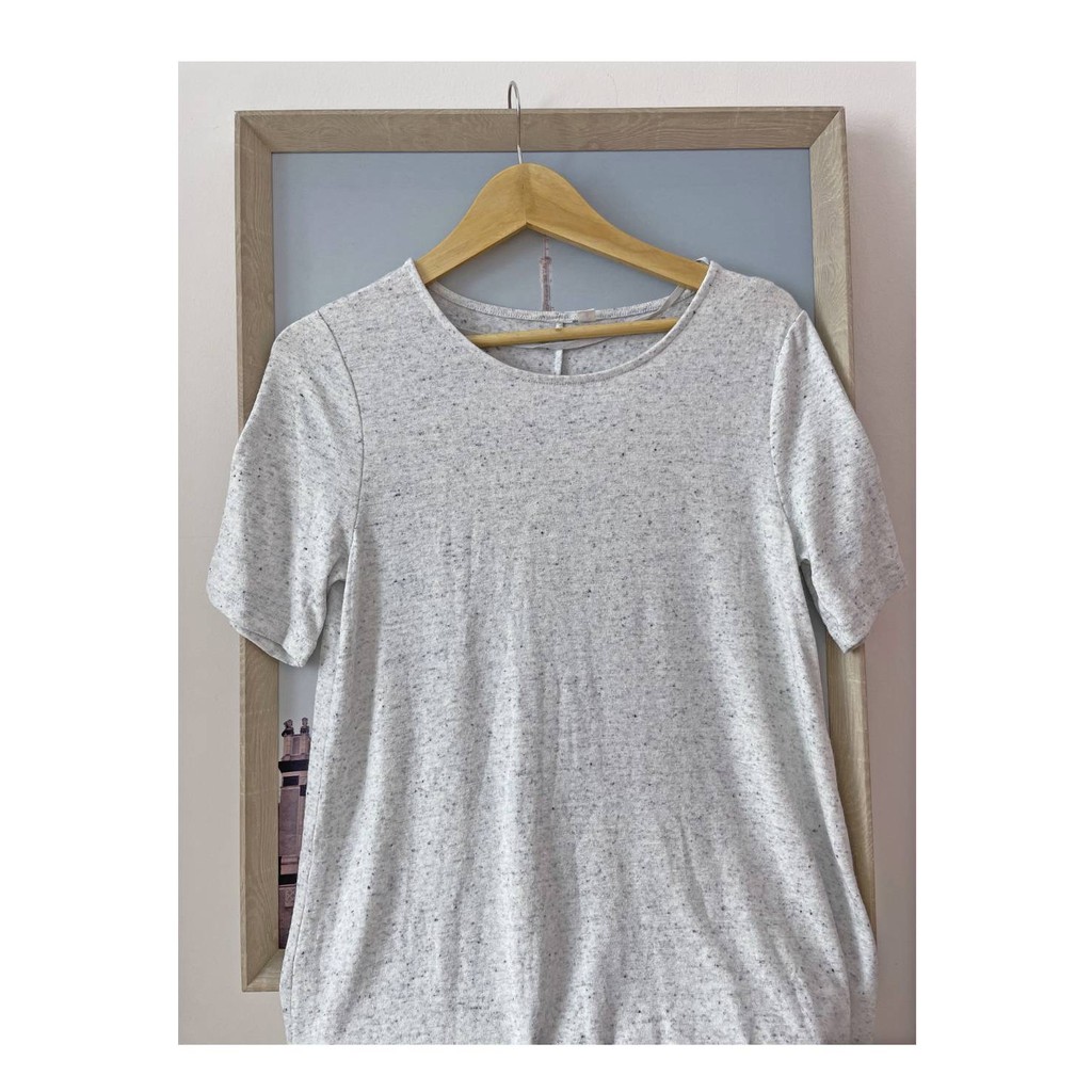 Gap white speckled soft swing dres