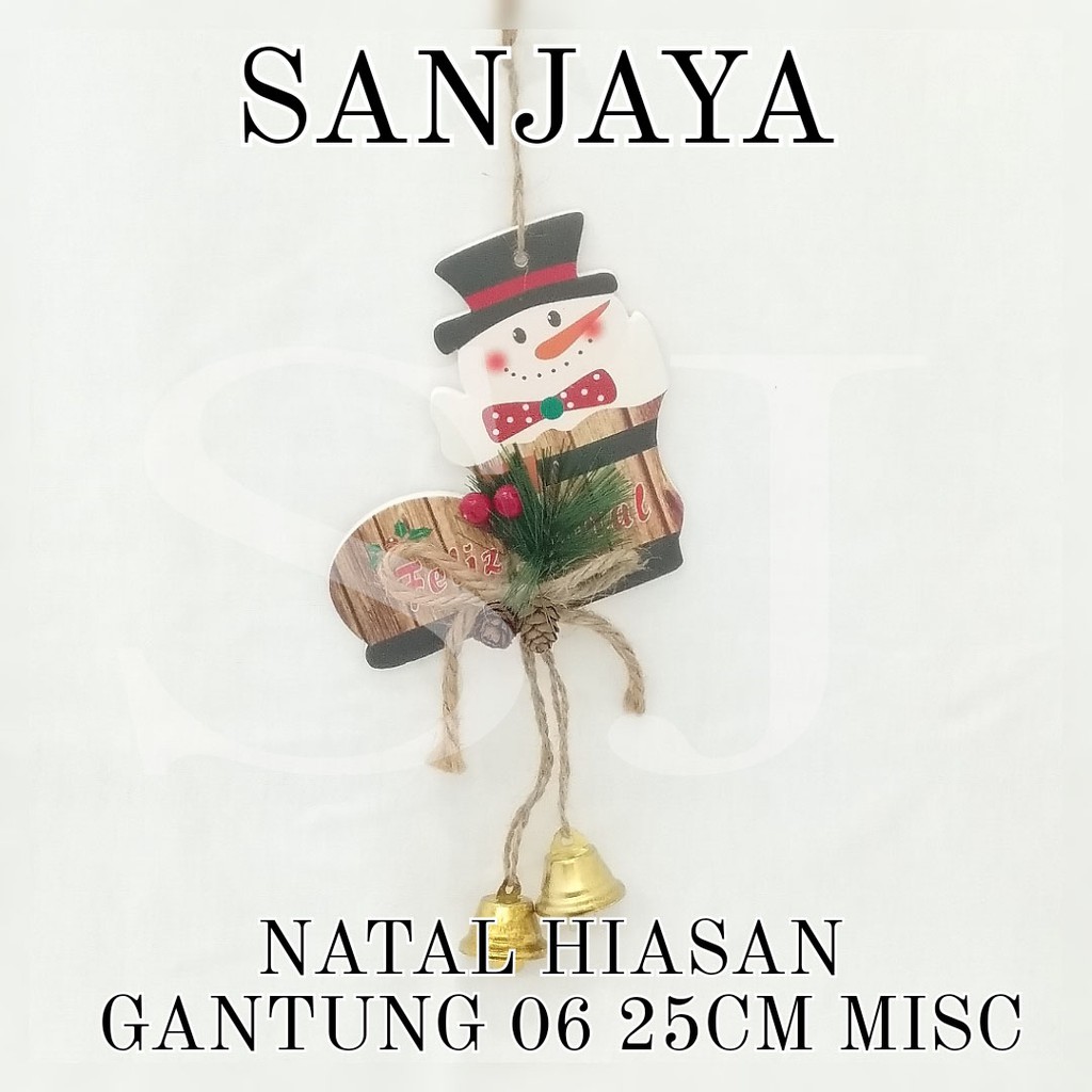 [1 Bks] Hiasan Gantungan Aksesoris Natal / Ornamen Natal / Dekorasi Pohon Natal / Natal Hiasan Gantung 06 25Cm