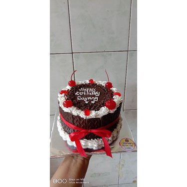 

kue tart brownies full coklat//kue ultah full coklat diameter 16cm