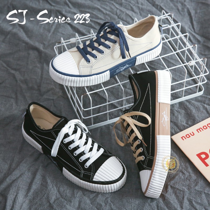 [Jwalk] Sepatu Sneakers Tali Pria Casual wear  Kualitas Import Super Premium - 223- NO BOX