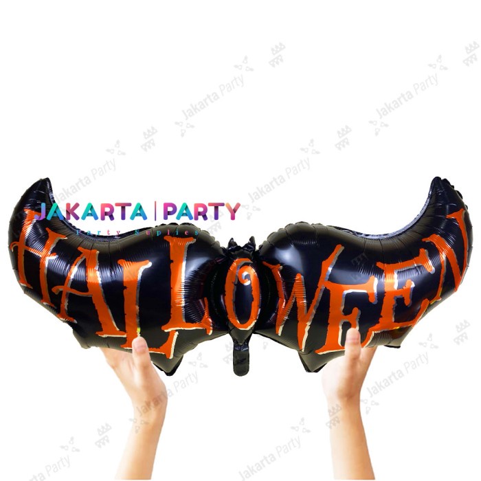 Balon Foil Kelelawar jumbo / Balon Karakter Halloween / Balon Hallowen