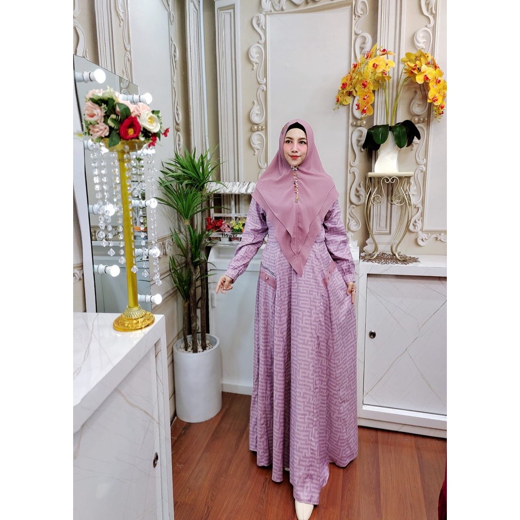 Lubna Syari By Yumna ORI Hijab Gamis Syari Kekinian BestSeller Terlaris Termurah Original Syari