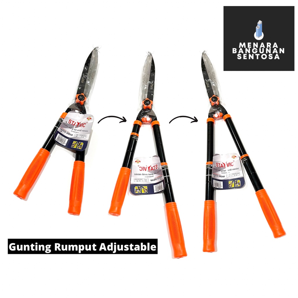 Gunting Rumput Stayvic Adjustable - Taman Kebun Tanaman Pohon Dahan