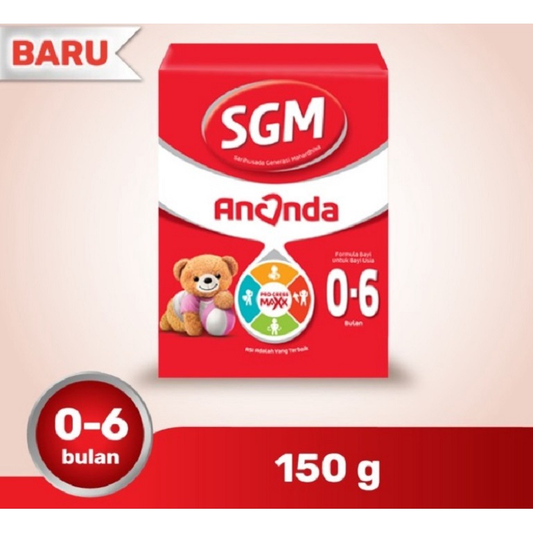 SGM Ananda 0-6 Bulan 150 gram - Susu Formula Bayi SGM Sarihusada Termurah