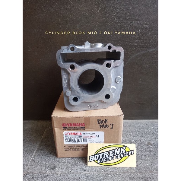 CYLINDER BLOK MIO J SET PISTON STD ORIGINAL YAMAHA_ BRC OLSHOP