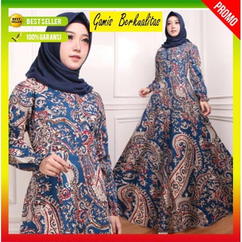 BAJU GAMIS WANITA TERBARU PESTA SYARI JUMBO BALOTELI PAKISTAN MODERN 8