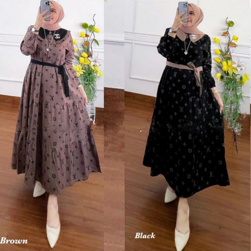 GAMIS BRAND LV | GAMIS MIDI DRESS LV VIRAL