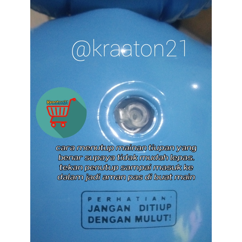 Kaloona.Shop Mainan Tiup Balon Pinguin Pasir / Balon Pinguin / Mainan Anak / Balon / Balon Pinguin