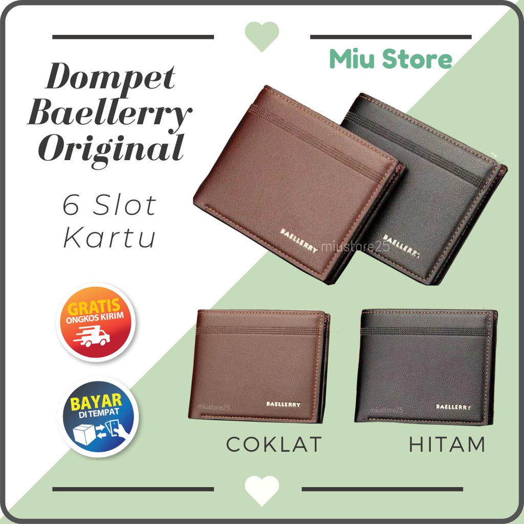 PROMO! TOP 6 Pilihan Dompet Pria Lipat Baellerry Import Original Model
Pendek Garis (Bisa Bayar Di Tempat)