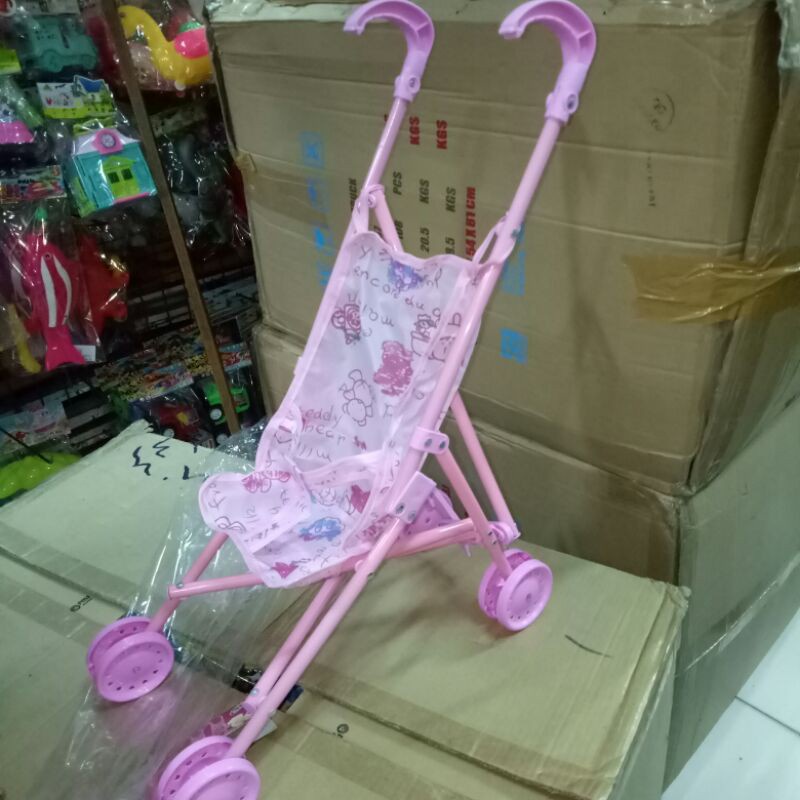 Mainan anak stroller / Dorongan boneka bayi (TANPA BONEKA)