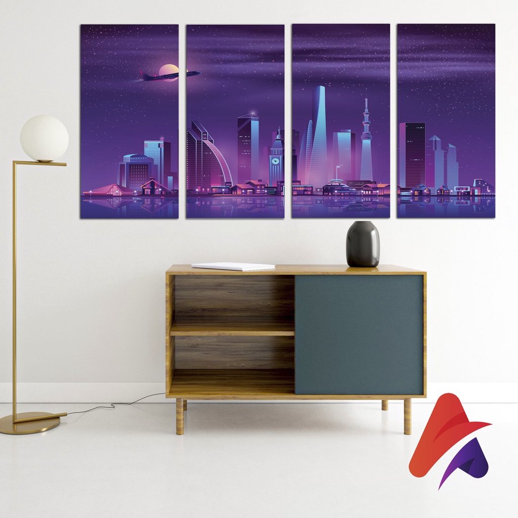HIASAN DINDING SET MTROPOLITAN WALL DECOR SET PAJANGAN DINDING SET DEKORASI DINDING SET METROPOLITAN