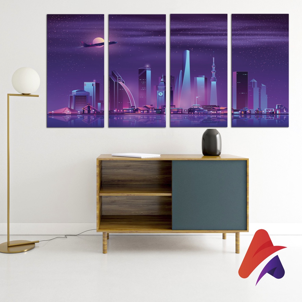 HIASAN DINDING SET MTROPOLITAN WALL DECOR SET PAJANGAN DINDING SET DEKORASI DINDING SET METROPOLITAN