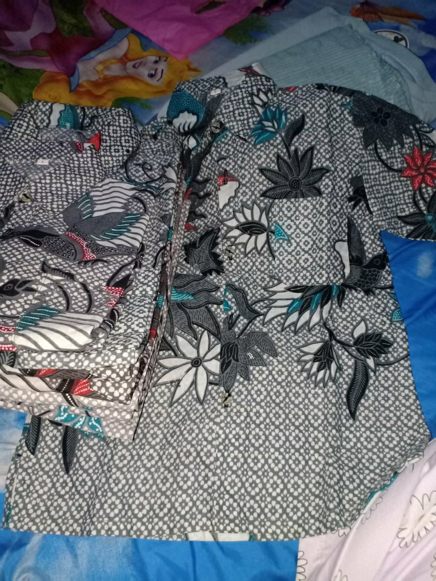 Batik Couple Keluarga - Batik Sarimbit Familly Set