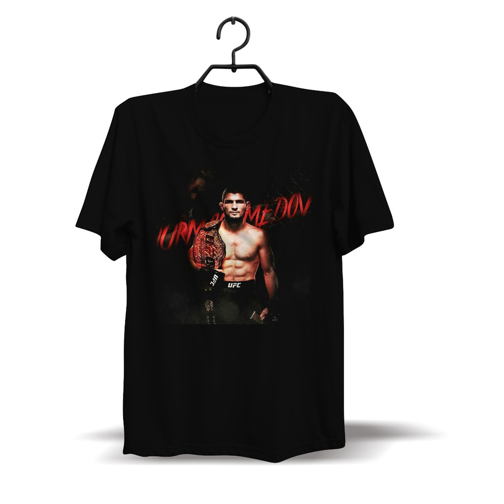 ctrl.id - BAJU KAOS PRIA / KAOS CUSTOM SATUAN DTF DTG DESAIN AHLI BELA DIRI KHABIB NURMAGOMEDOV