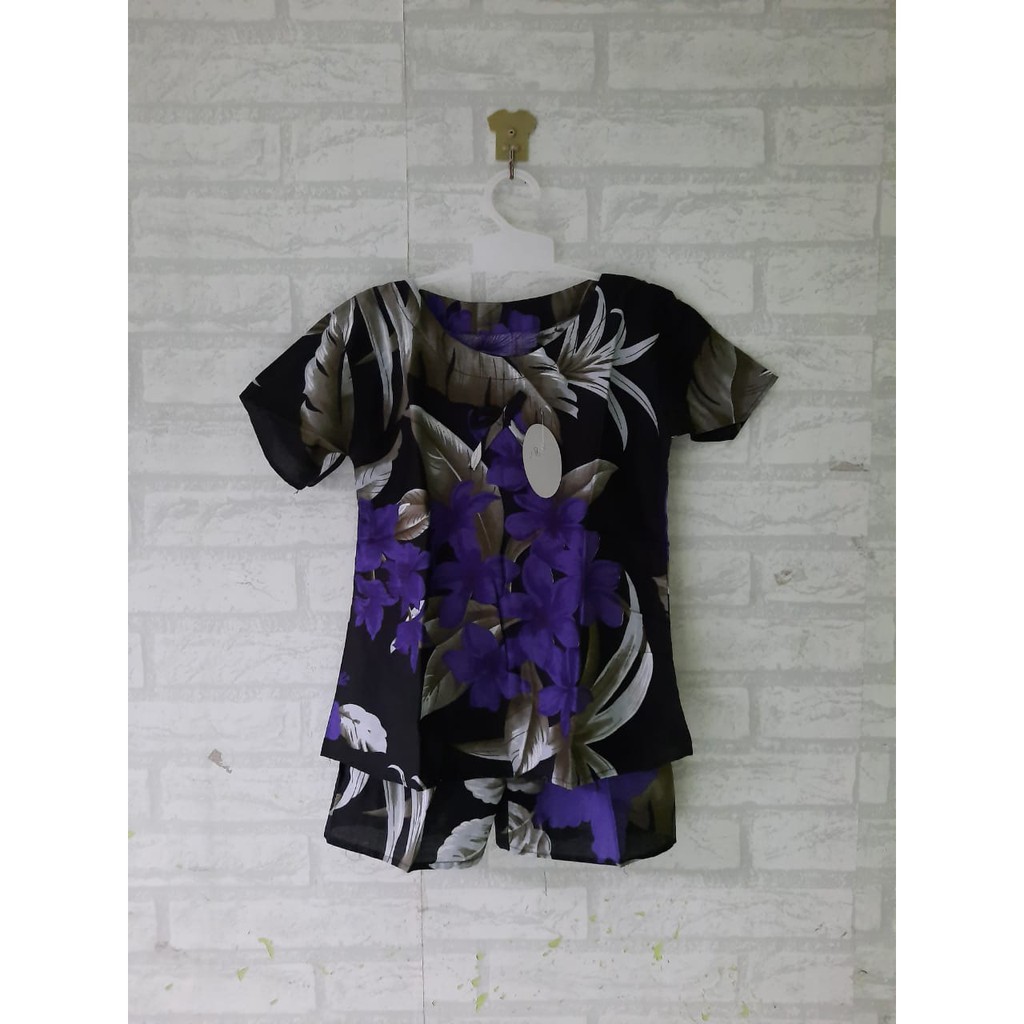 setelan piyama batik anak size S (5-6 th)