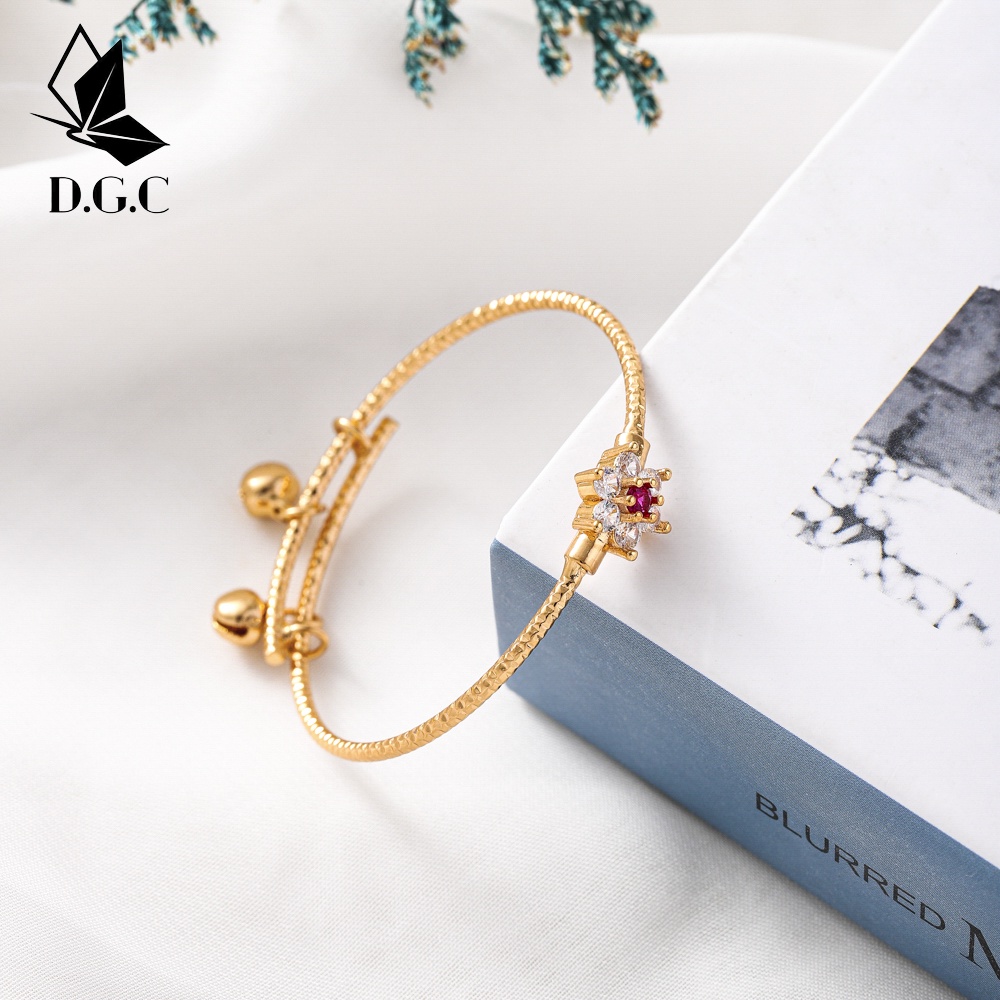 ♥✅COD✨Gelang Titanium Anak Perempuan Aesthetic Korean Style Tangan Imitasi Emas Aksesoris Bayi Jewelry Perhiasan Murah D518