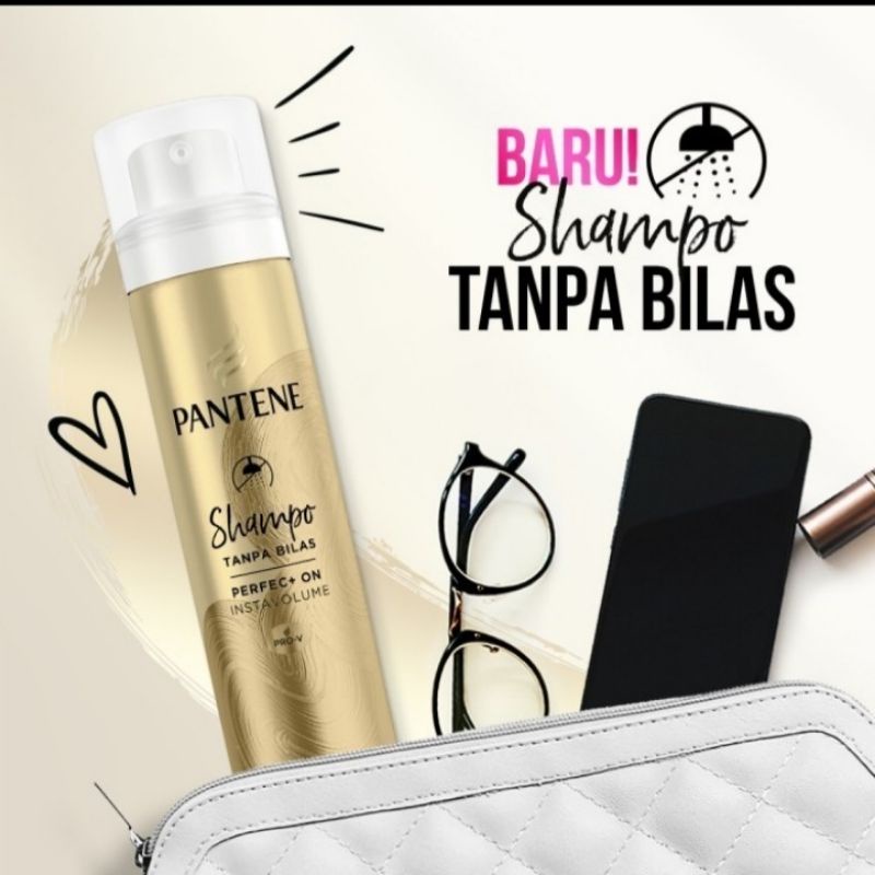 Pantene Dry Shampo Tanpa Bilas - Pentene Shampo Kering Tanpa Bilas Spray - Dry Shampoo