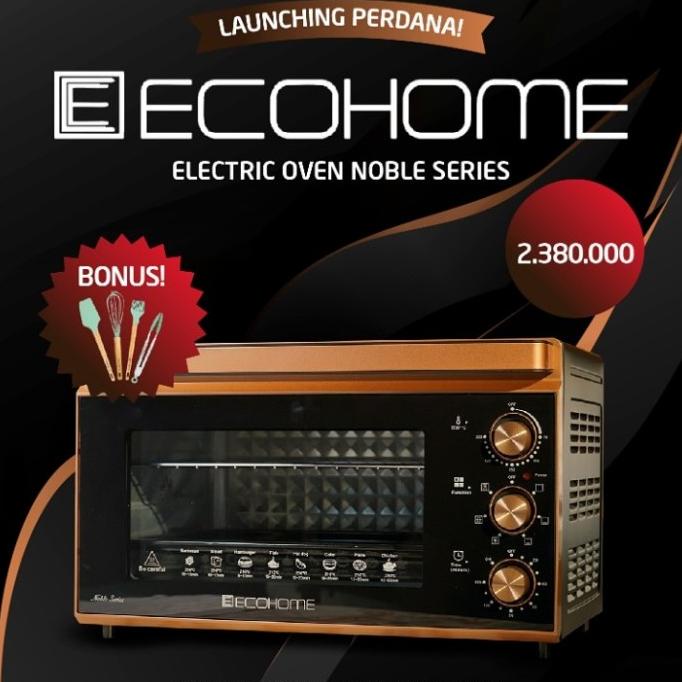 Ready stock] Ecohome electric oven noble series 48L/ Oven Ecohome 48L