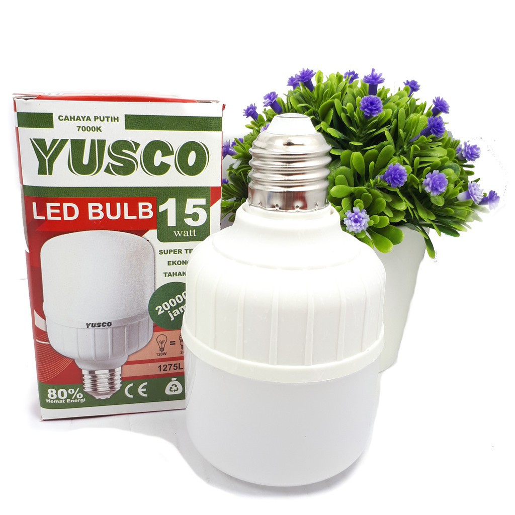 GROSIR LAMPU LED KAPSUL 15W PREMIUM TERMURAH BOHLAM LED CAPSULE BULB 15 WATT E27 NYALA PUTIH TERANG