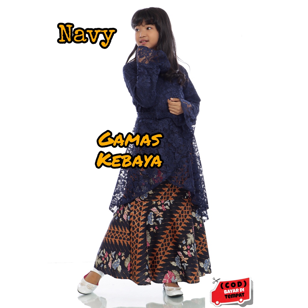 KEBAYA ANAK TERLARIS/KEBAYA ANAK TUNIK BELAH BROKAT TANGAN PANJANG/KEBAYA ANAK MODERN TERBARU