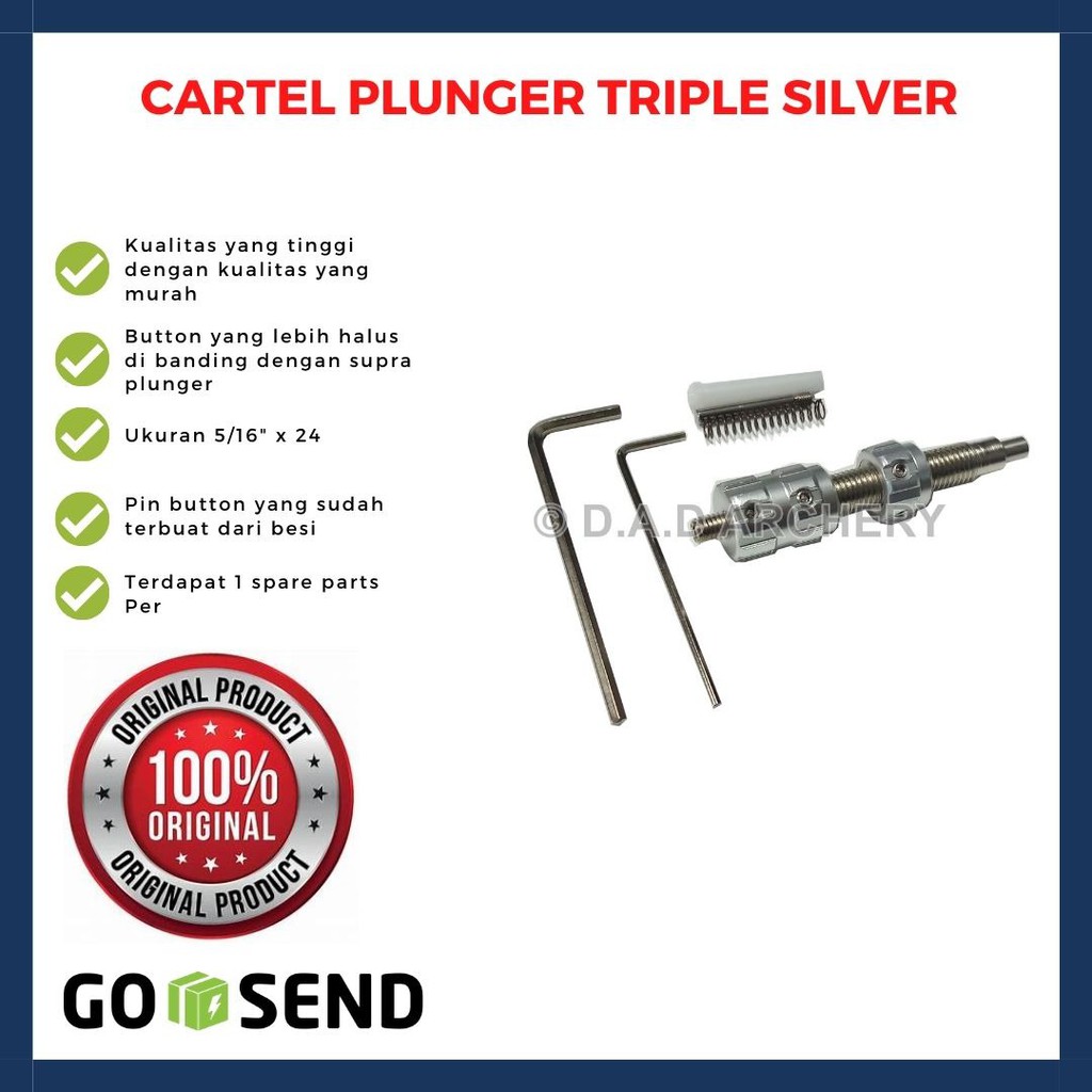 CARTEL PLUNGER BUTTON TRIPLE / PLUNGER CARTEL