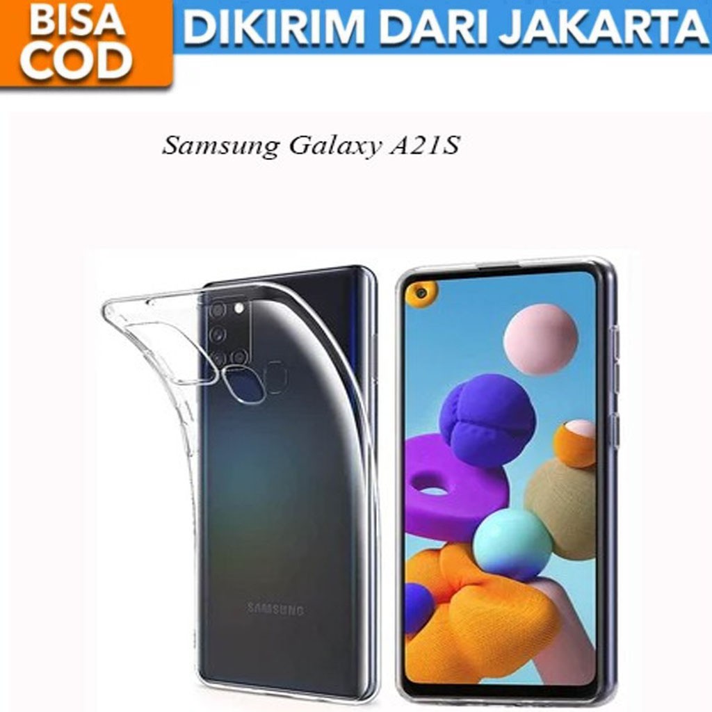 Casing Samsung Galaxy A21S Anti crack SoftCase