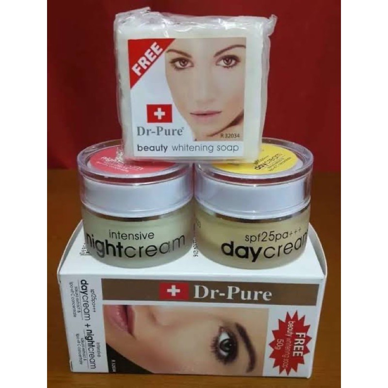 CREAM SIANG DAN MALAM DR PURE