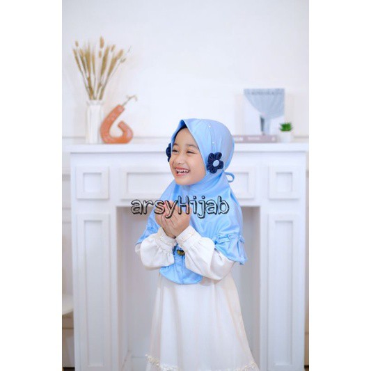 jilbab / anak /TK /Paud/ hijab / kerudung / onesize  3-6 tahun/ NAJWA / STOK