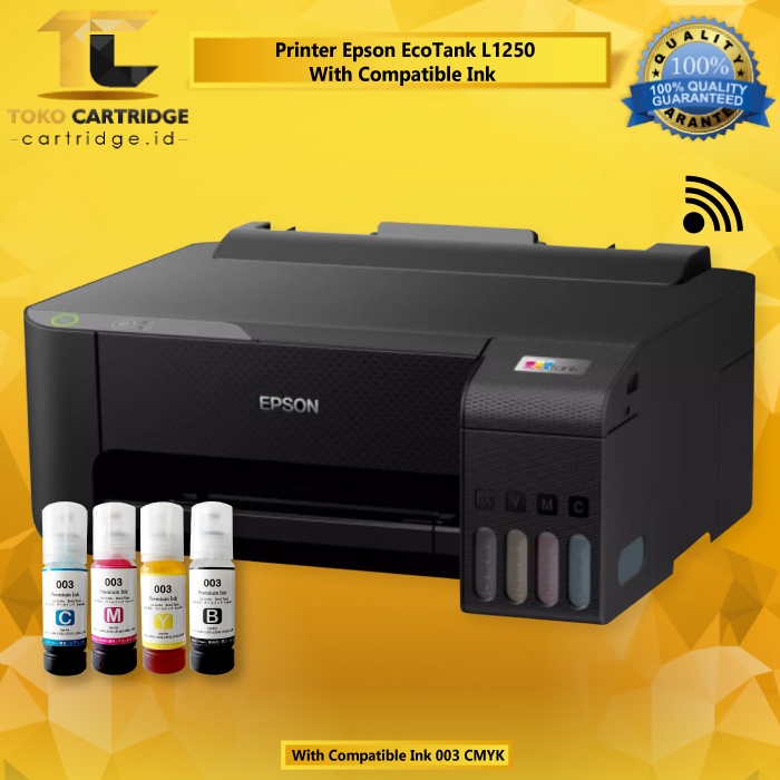 Printer Epson EcoTank L1250 A4 Wi-Fi Print Only Wireless Ink Tank