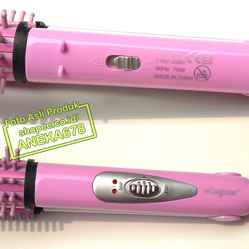 LADYSTAR LS 68 CATOK SISIR BLOW ALAT CATOKAN RAMBUT LS 68 CATOK LURUS CURLY SISIR