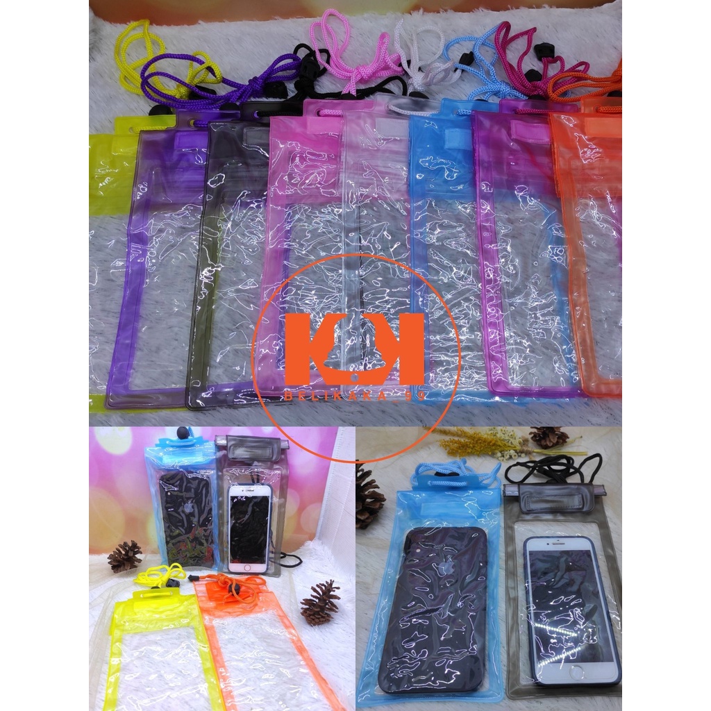 TAS WATERPROOF HP ANTI AIR / SARUNG HANDPHONE WATERPROOF / SARUNG HP ANTI AIR POUCH BAG UNIVERSAL HANDPHONE / SARUNG PELINDUNG HANDPHONE / CASING HP ANTI AIR / WATERPROOF CASE HP