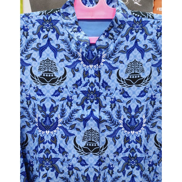 baju KORPRI sutra laki laki dan perempuan