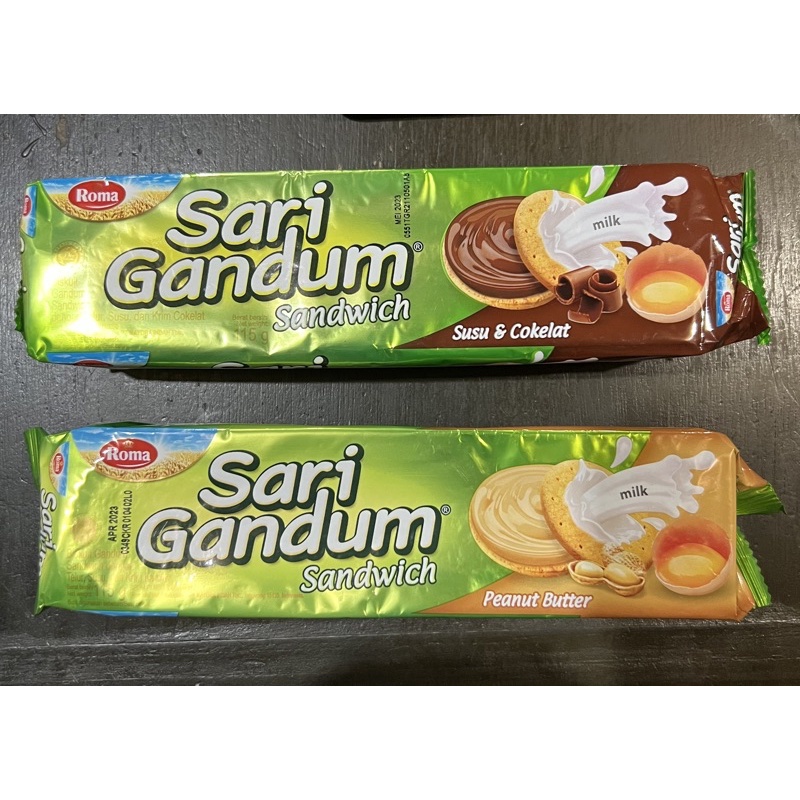 

Roma Sari Gandum Sandwich 115gr