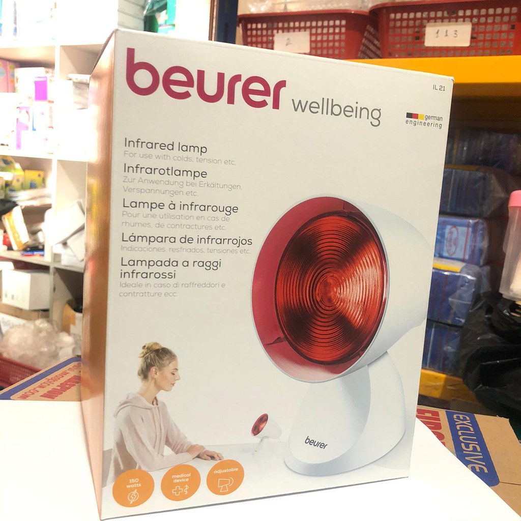 LAMPU INFRARED BEURER WELLBEING IL 21150 Watt + DUDUKAN