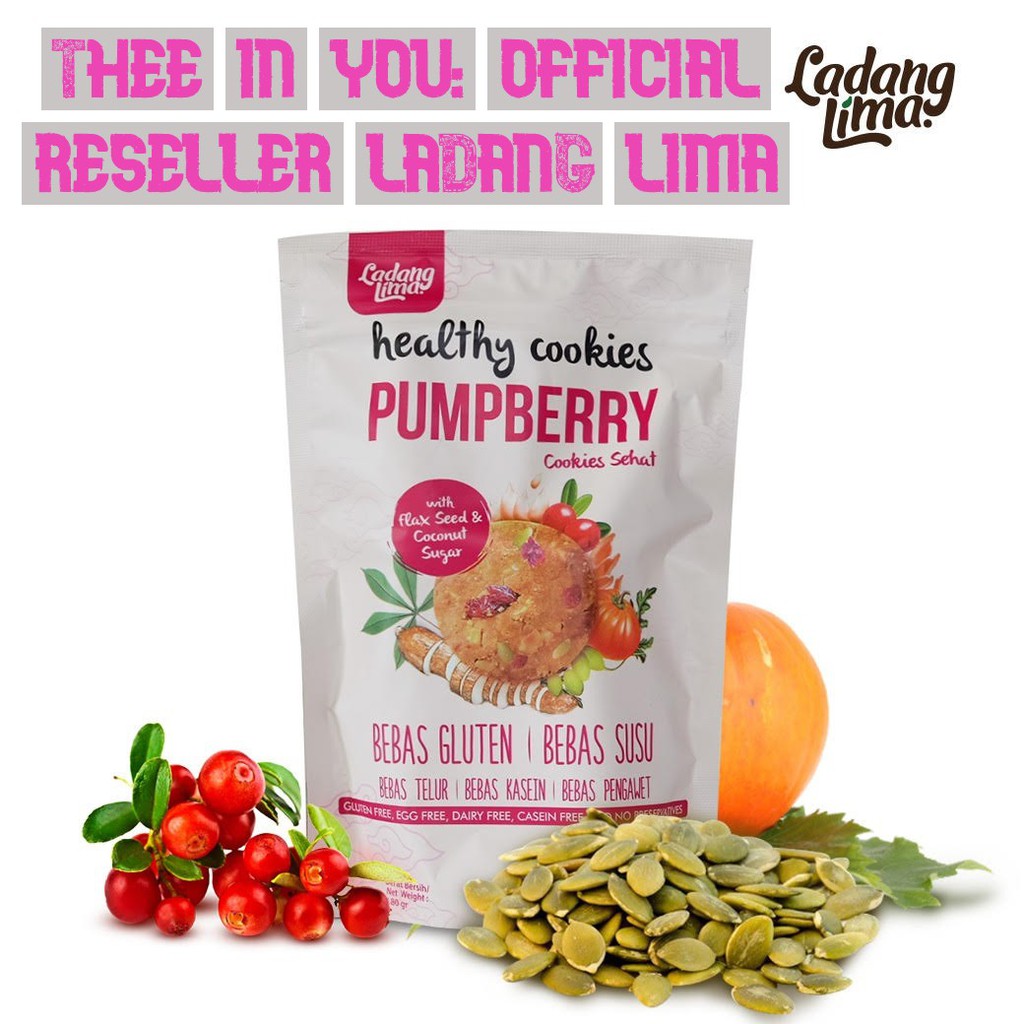 

Ladang Lima: Pumpberry Cookie Sehat 180 gr