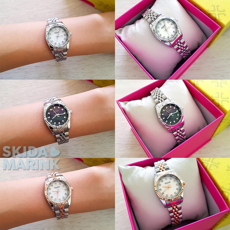 Julius JA-1069 / JA1069 ORIGINAL Jam Tangan Wanita Korea Desain Klasik dan Elegan