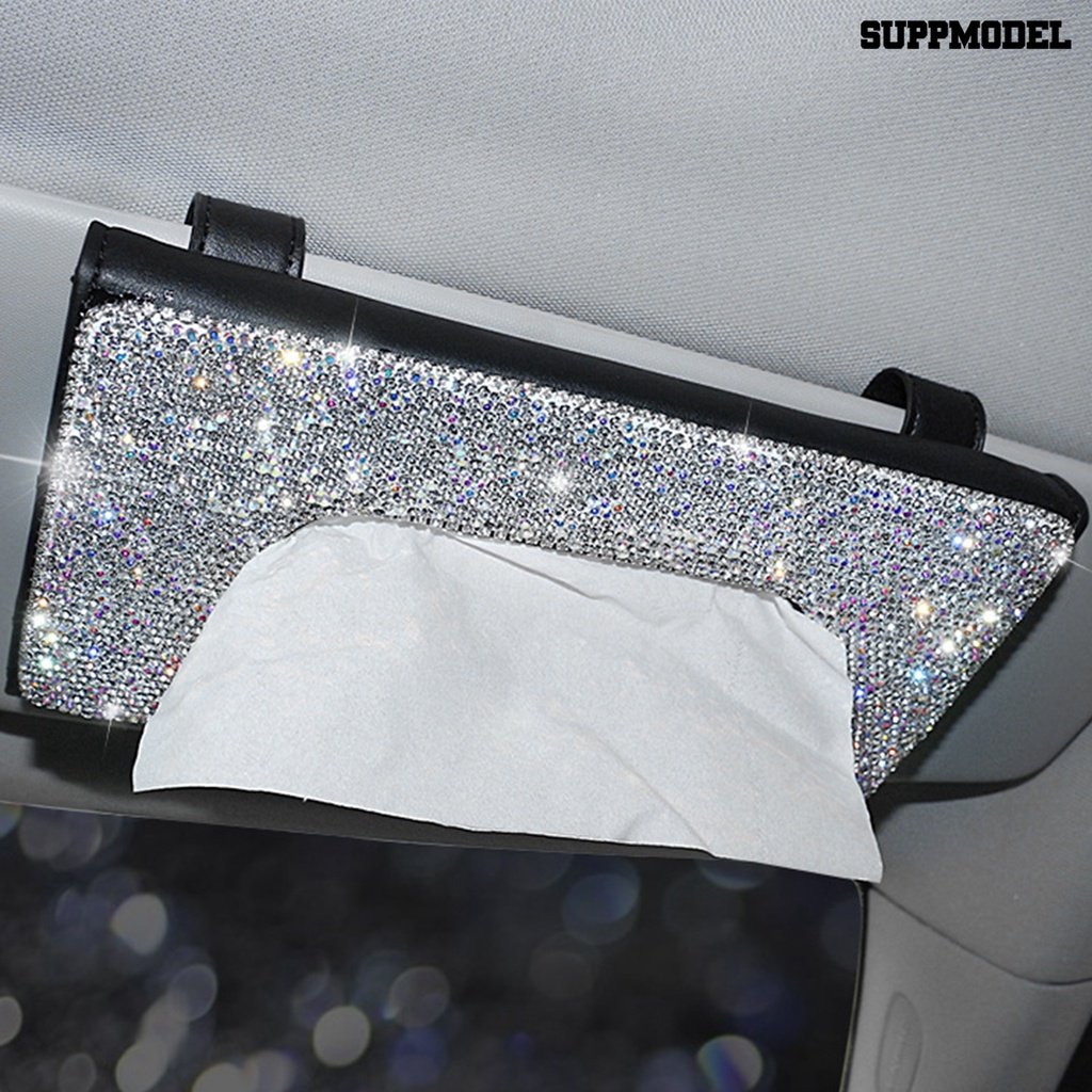 Sfs Kotak Tisu Motif Glitter Untuk Sun Visor Mobil SUV