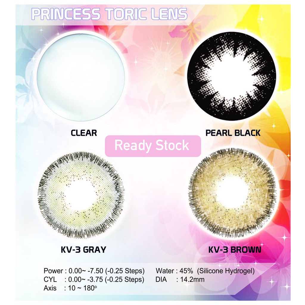 (READY) Softlens Silinder Toric Warna & Bening | Astigmatism Cylinder Soflens Soflens Softlen Mata