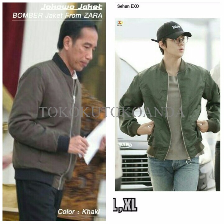 JAKET BOMBER / JAKET BOMBER JOKOWI