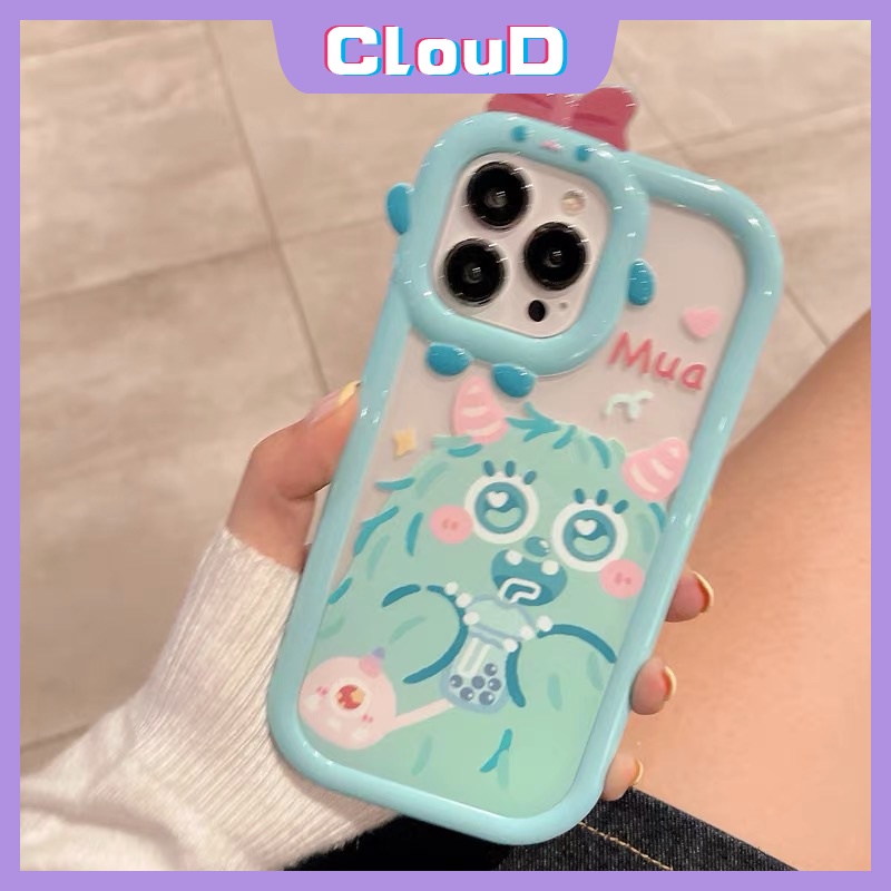 Soft Case TPU Motif Monster 3D Untuk IPhone 11 13 12 Pro MAX 6 6S 7 8 Plus XR X XS MAX SE 2020