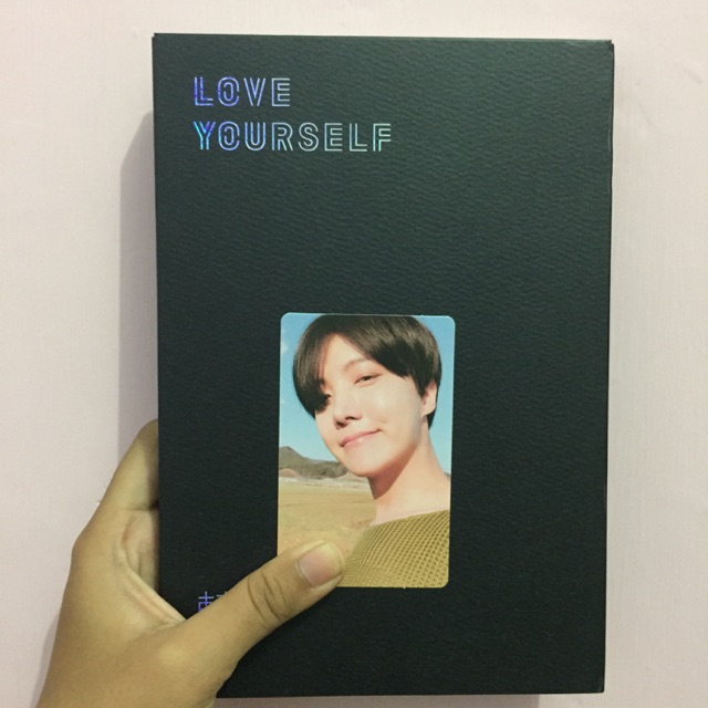 BOOKED [OFFICIAL PHOTOCARD] OFFICIAL PC J-HOPE BTS Love Yourself Tear “Y” ver.