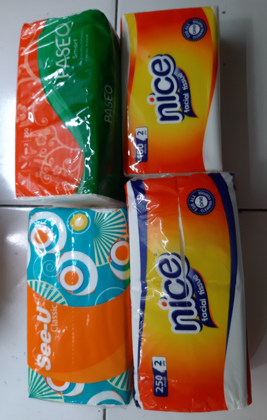 Tissue Paseo Smart Facial 250 Sheet  / Tisu Wajah Murah