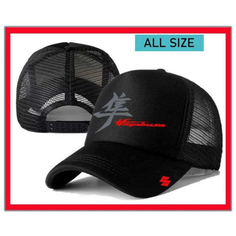 topi trucker logo hayabusha Suzuki keren
