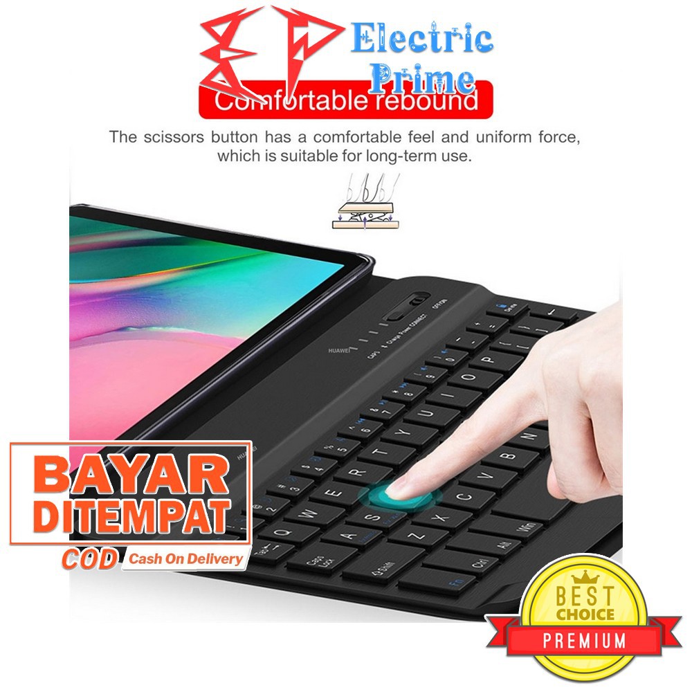 Case Samsung Galaxy Tab S6 5G 10.5 inch T860 T865 T866N 2019 2020 TRIPLEDI Casing Bluetooth Keyboard Flip Cover