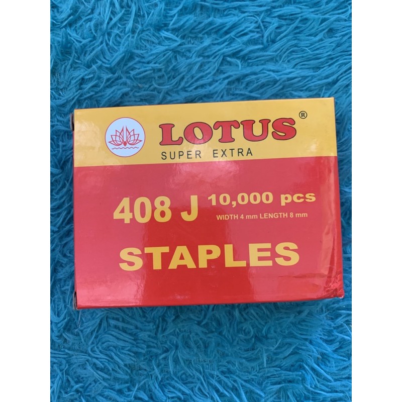 

staples 408 j lotus isi 10000pcs / isi stapler merk lotus 408j