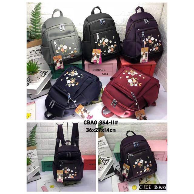 35+ Ide Ransel Chibao Bunga