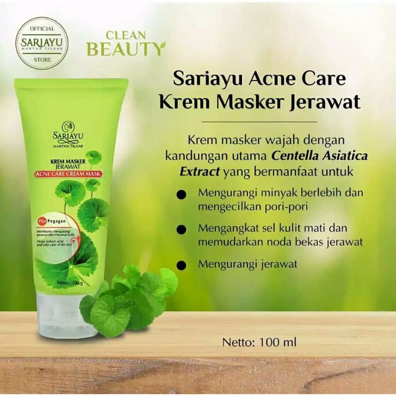 Sariayu Krem Masker Jerawat 100g