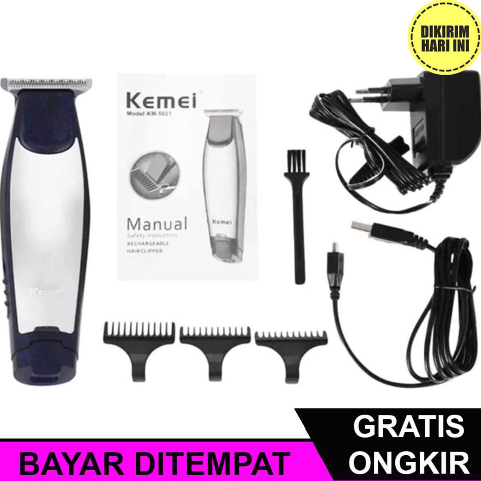 (BAYAR DITEMPAT) JC1899  KEMEI KM 5021 ELEKTRIC HAIR CLIPPER CORDLES