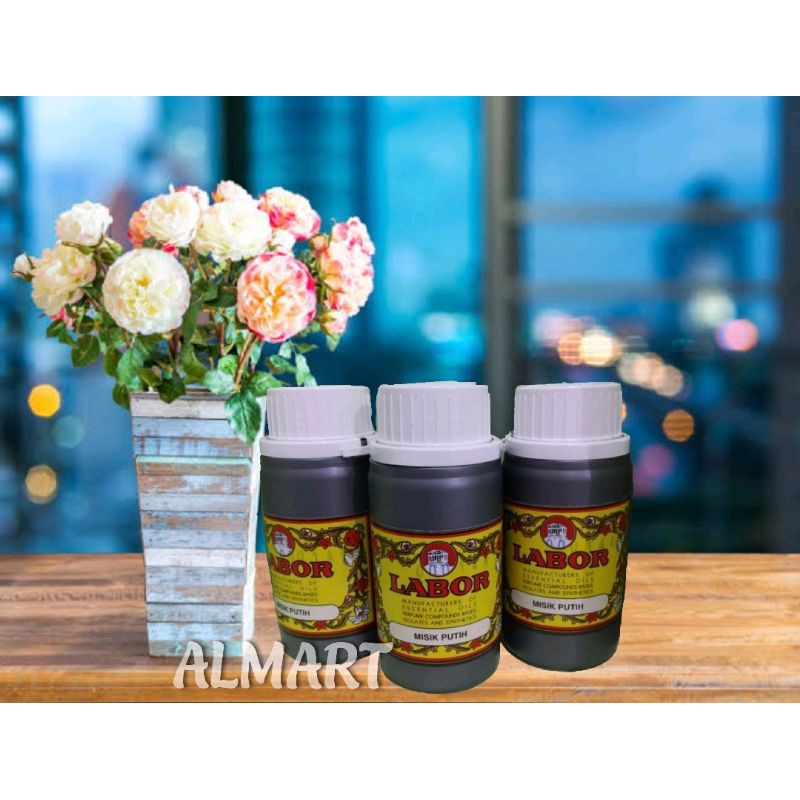 Biang labor 100ml misik putih segel asli orijinalh