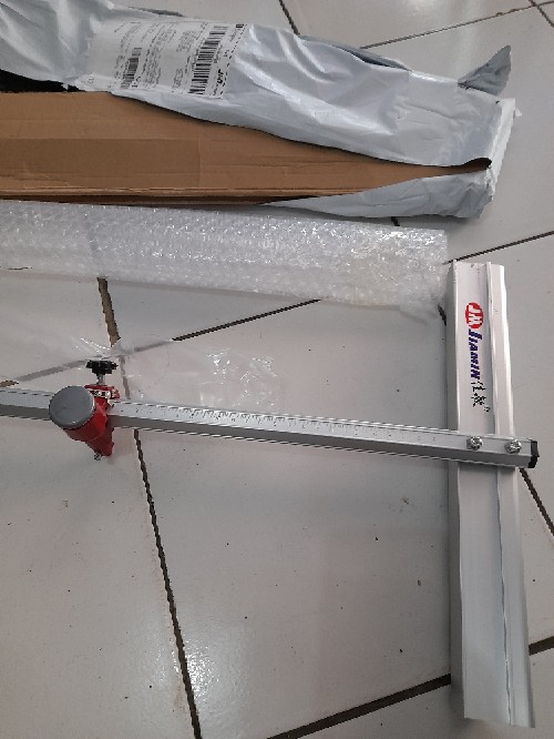 Alat Pemotong Kaca Tipe T Bahan Aluminium Alloy Panjang 60cm